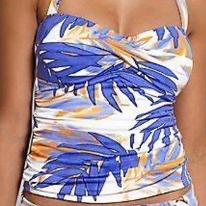Tommy Bahama tankini in tropical print